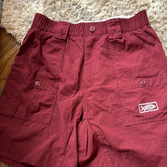 AFTCO Maroon Men's Shorts - Picture 1 of 1